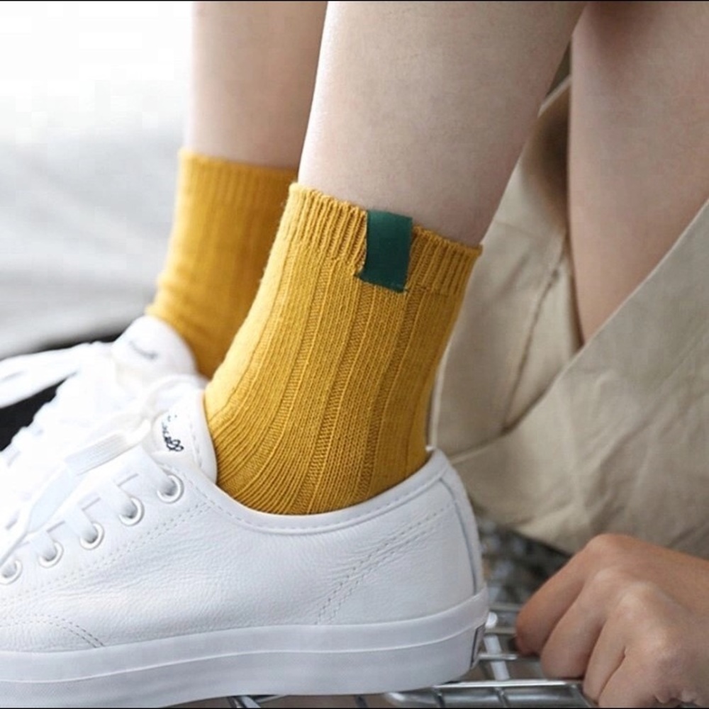 5 pairs Women crew sock, fall and winter style